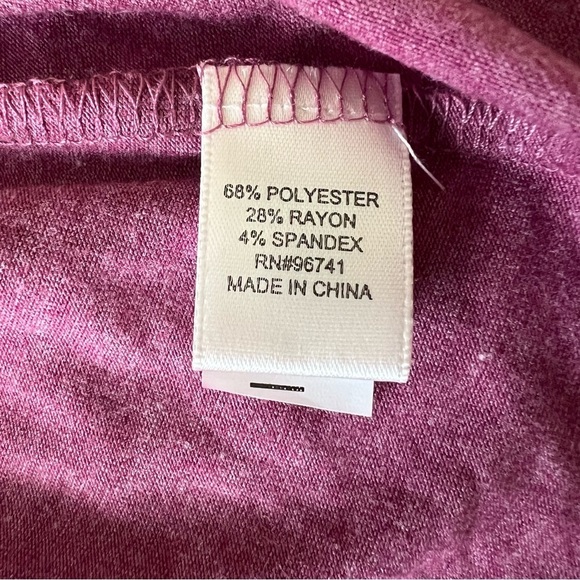 2/$30 Self Esteem Long Sleeve Flowy "LOVE" blouse top SZ L NWT - Picture 7 of 12